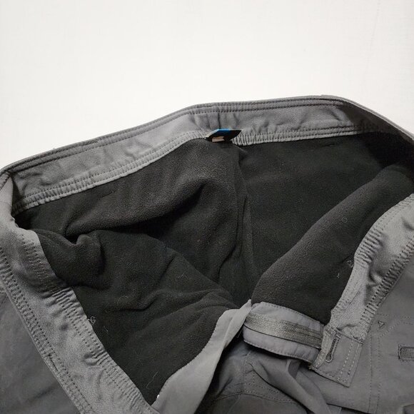 Eddie Bauer First Ascent Gray Fleece Lined Hiking Pants - Picture 5 of 7
